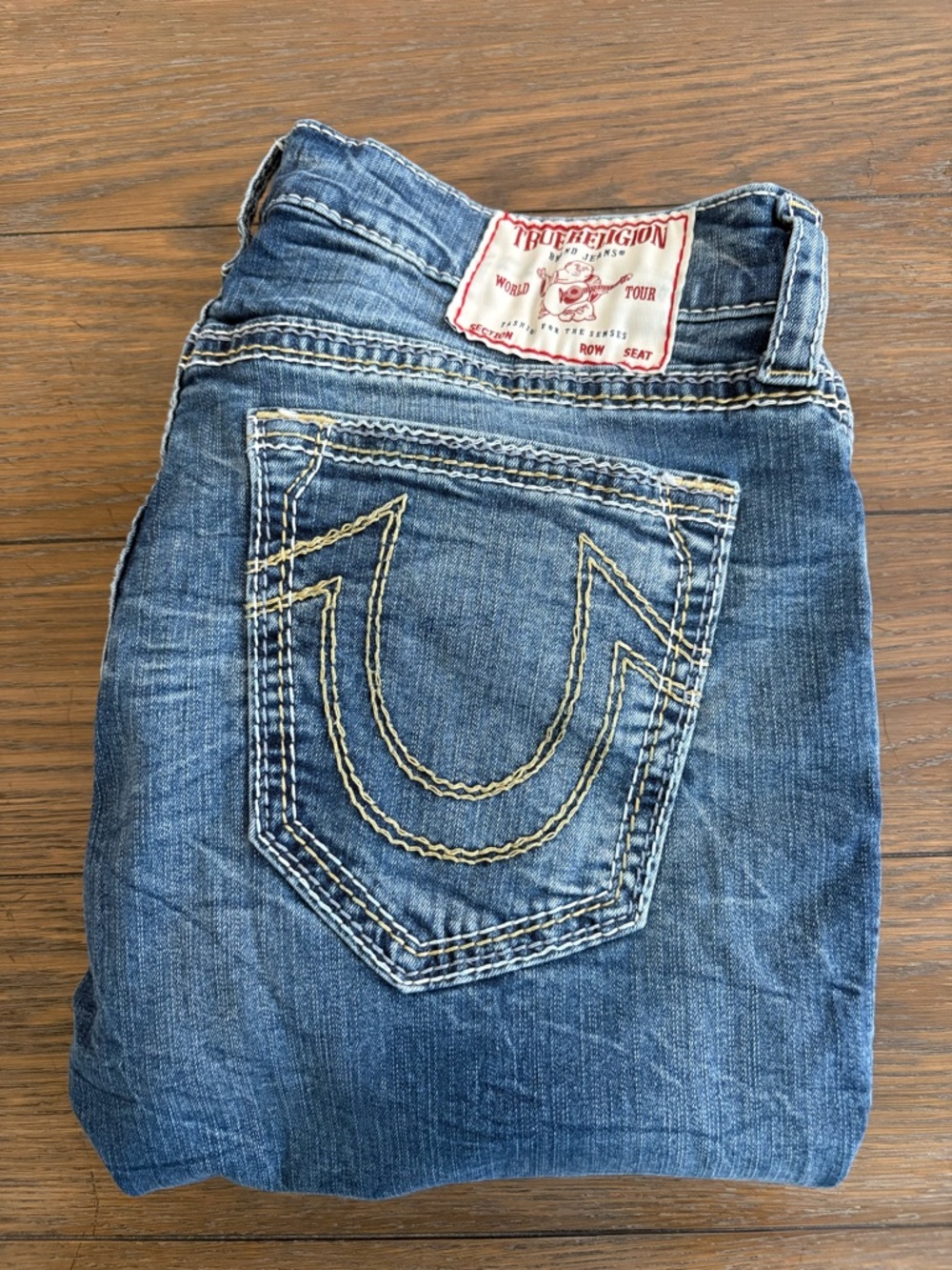 True Religion Rocco‎ Classic Indigo Jeans Size 34x31